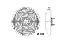 Spojka ventilátora chladenia MAHLE CFC 44 000P