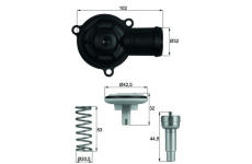 Termostat, chladivo MAHLE ORIGINAL TI 220 87D