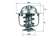 Termostat, chladivo MAHLE ORIGINAL TX 119 82D