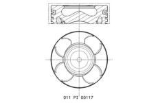 Píst MAHLE 011 PI 00117 010