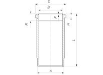 Válcové pouzdro MAHLE 037 WN 27 01