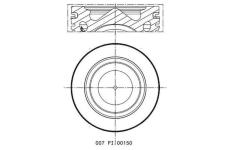 Píst MAHLE 007 PI 00105 000