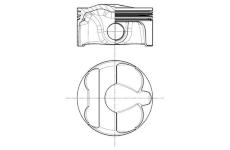Píst MAHLE 503 PI 00112 000