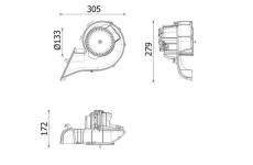 vnitřní ventilátor MAHLE AB 348 000P