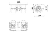 Vnútorný ventilátor MAHLE AB 350 000P