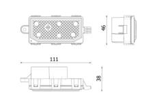 Regulace, vnitrni ventilace MAHLE ABR 165 000P