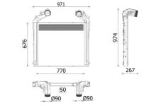 Chladič turba MAHLE CI 703 000P