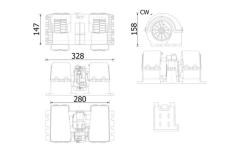 vnitřní ventilátor MAHLE AB 38 000S