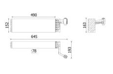 Výparník, klimatizace MAHLE AE 199 000P