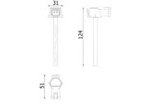 Úrovňový vypínač, hladina chladicí kapaliny MAHLE CRTX 15 000S