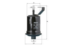 Palivový filter MAHLE KL 507