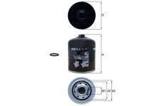 Vysouseci patrona vzduchu, pneumaticky system MAHLE AL 41