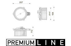 vnitřní ventilátor MAHLE AB 443 000P