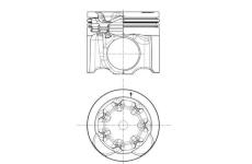 Píst MAHLE 037 PI 00157 000