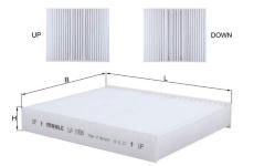 Filtr, vzduch v interiéru MAHLE LA 1958