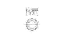 Píst MAHLE 001 PI 00215 000