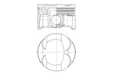 Píst MAHLE 028 PI 00186 000