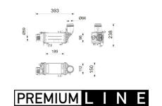 Chladič plniaceho vzduchu MAHLE CI 752 000P