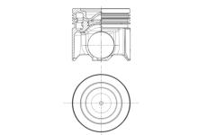 Píst MAHLE 007 PI 00179 000