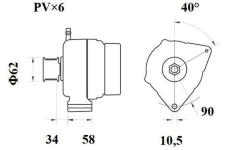 generátor MAHLE MG 1212