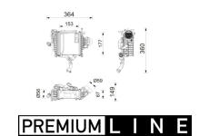 Chladič turba MAHLE CI 750 000P