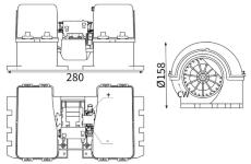 vnitřní ventilátor MAHLE AB 36 000S
