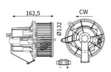 vnitřní ventilátor MAHLE AB 123 000S