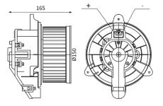 vnitřní ventilátor MAHLE AB 359 000S