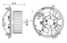 vnitřní ventilátor MAHLE AB 426 000S