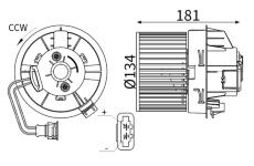 vnitřní ventilátor MAHLE AB 428 000S
