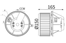 vnitřní ventilátor MAHLE AB 450 000S