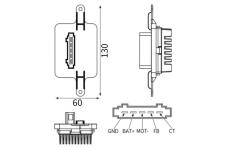 Regulace, vnitrni ventilace MAHLE ABR 59 000S