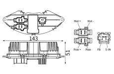 Regulace, vnitrni ventilace MAHLE ABR 198 000S
