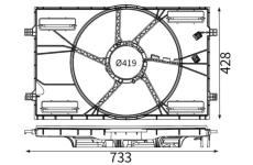 Kryt ventilátoru MAHLE CFS 25 000S