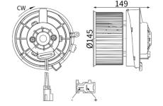 vnitřní ventilátor MAHLE AB 435 000S