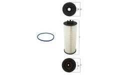 Palivový filter MAHLE KX 262D