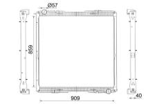 Chladič, chlazení motoru MAHLE CR 2151 000S