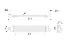 Chladič plniaceho vzduchu MAHLE CI 776 000P