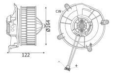 vnitřní ventilátor MAHLE AB 70 000S
