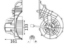 vnitřní ventilátor MAHLE AB 347 000S