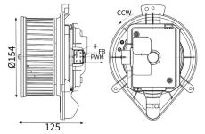 vnitřní ventilátor MAHLE AB 439 000S