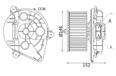 vnitřní ventilátor MAHLE AB 446 000S