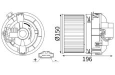 vnitřní ventilátor MAHLE AB 449 000S