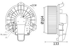 Vnútorný ventilátor MAHLE AB 482 000S
