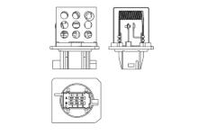 Odpor, vnitřní tlakový ventilátor MAHLE ABR 92 000S