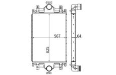 Chladič turba MAHLE CI 756 000S