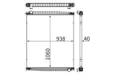 Chladič motora MAHLE CR 1152 000S