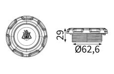 Uzavírací víčko, chladič MAHLE CRB 146 000S