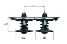 Termostat, chladivo MAHLE TX 32 80D