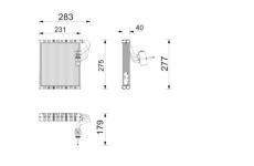 Výparník, klimatizace MAHLE AE 290 000P